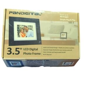 Pandigital Black Digital Photo Frame